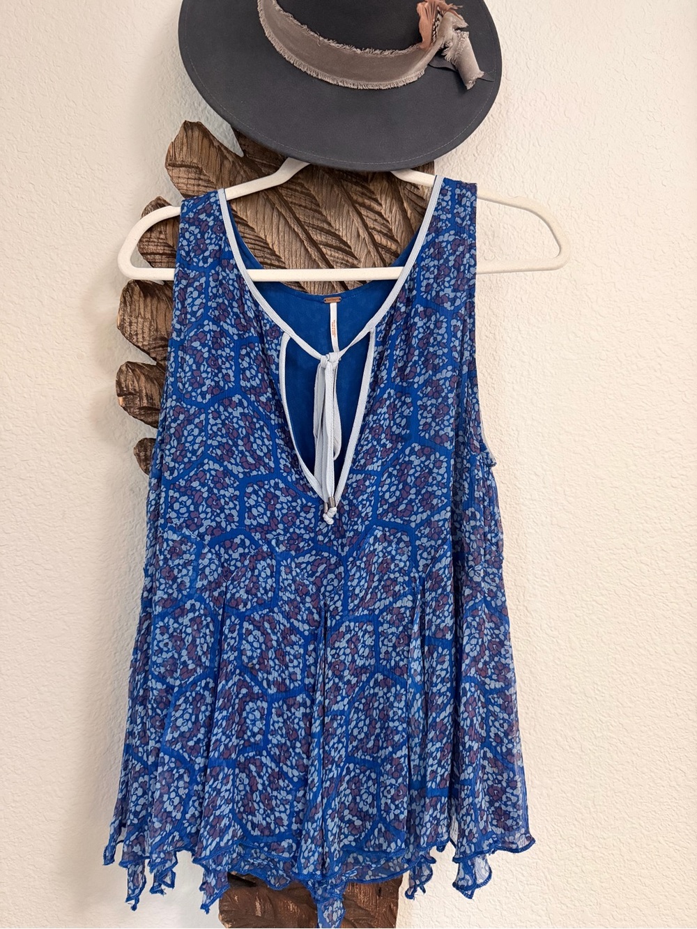 Summer sale off Free people peplum flowy tank top shirt sz S